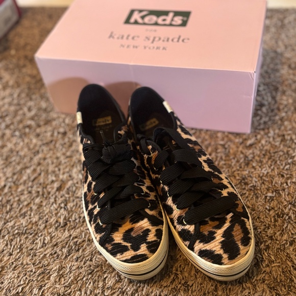 Kate Spade Keds Leopard Sneakers - Picture 1 of 1